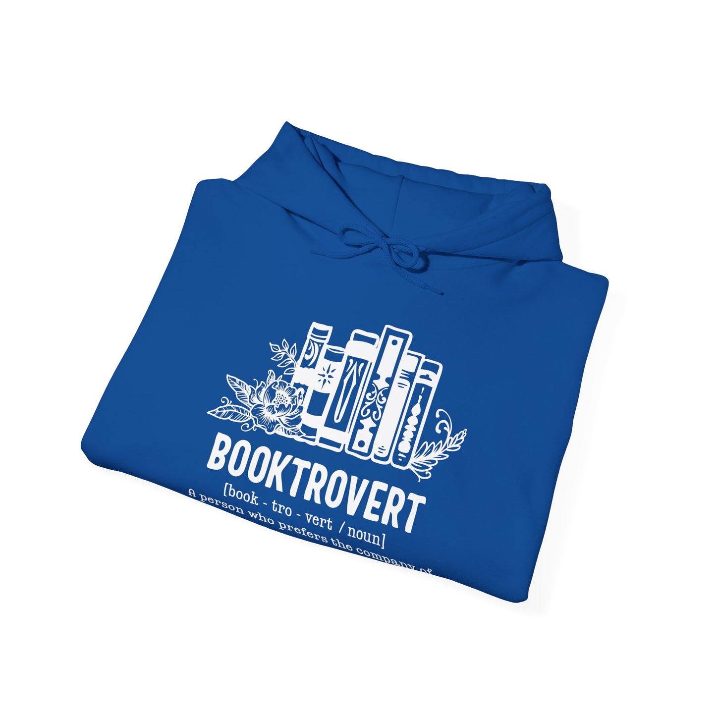 Booktrovert Hooded Sweatshirt - Funny Book Lover Gift - Warm & Cozy