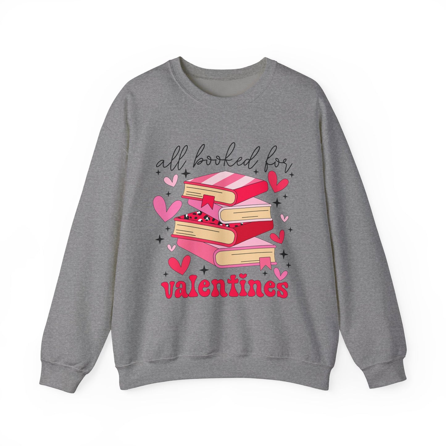 Book Lover Valentine's Day Unisex Sweatshirt - sizes S - 5X