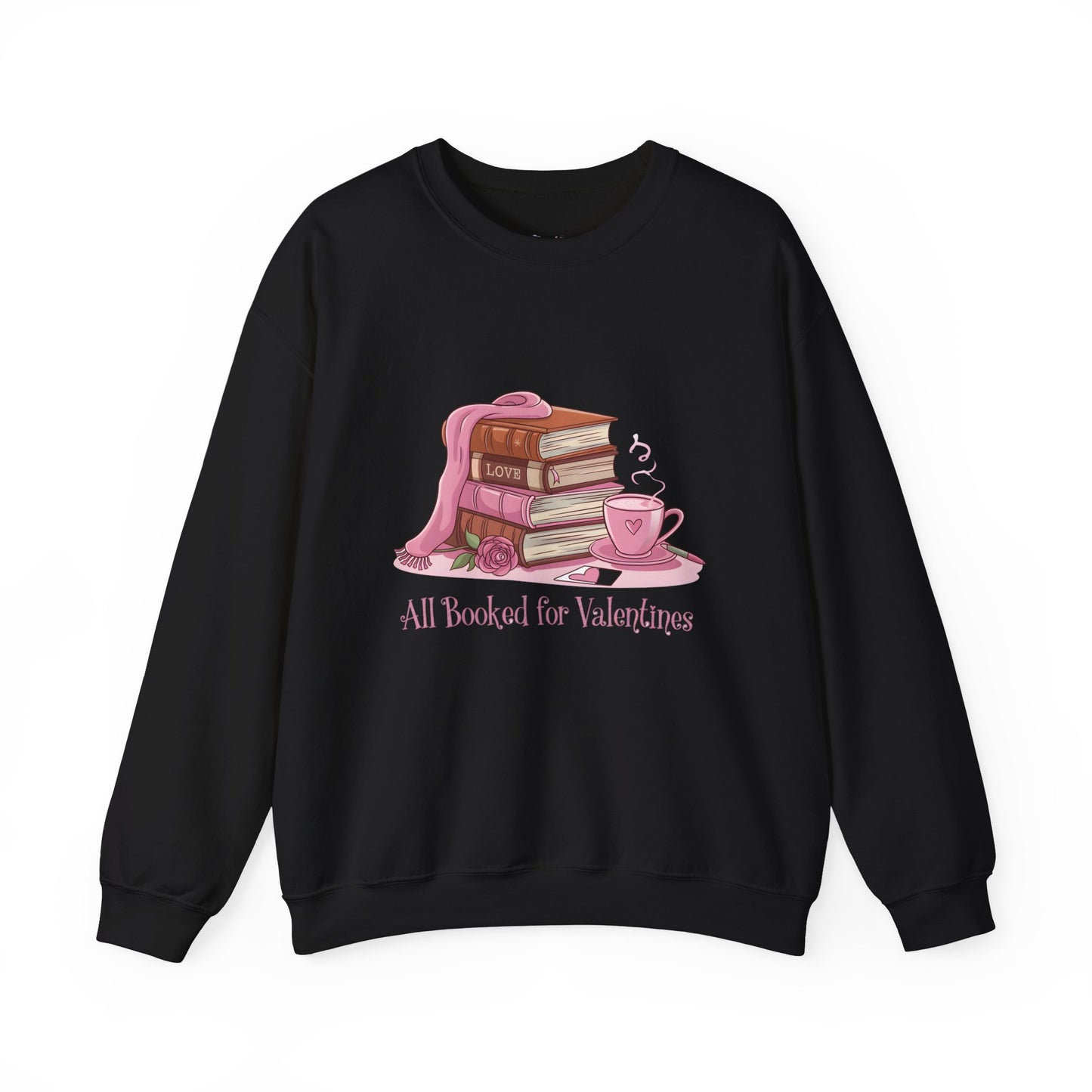 Valentine's Day Book Lover Crewneck Sweatshirt - S - 5X