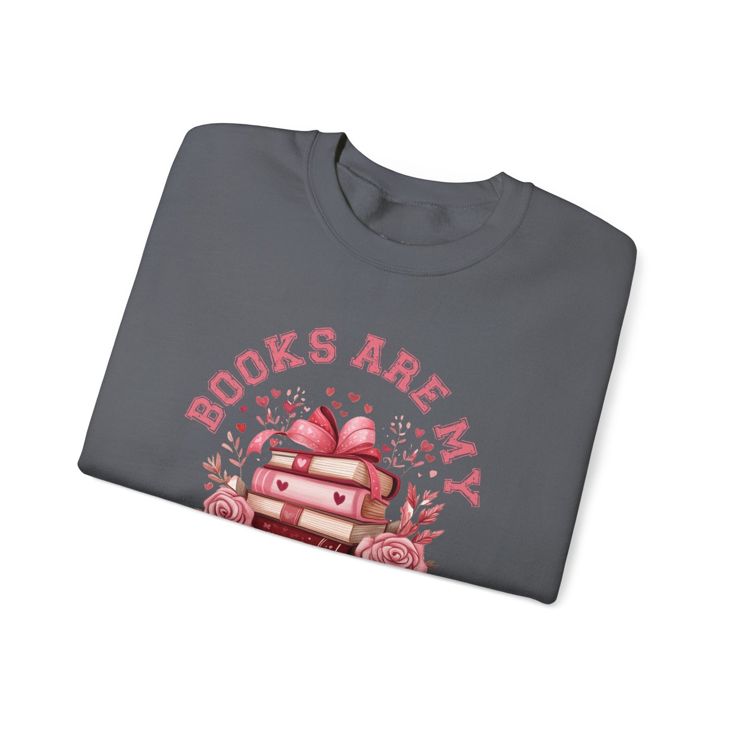 Books are my Love Language Unisex Heavy Blend Crewneck Sweatshirt - size S - 5X