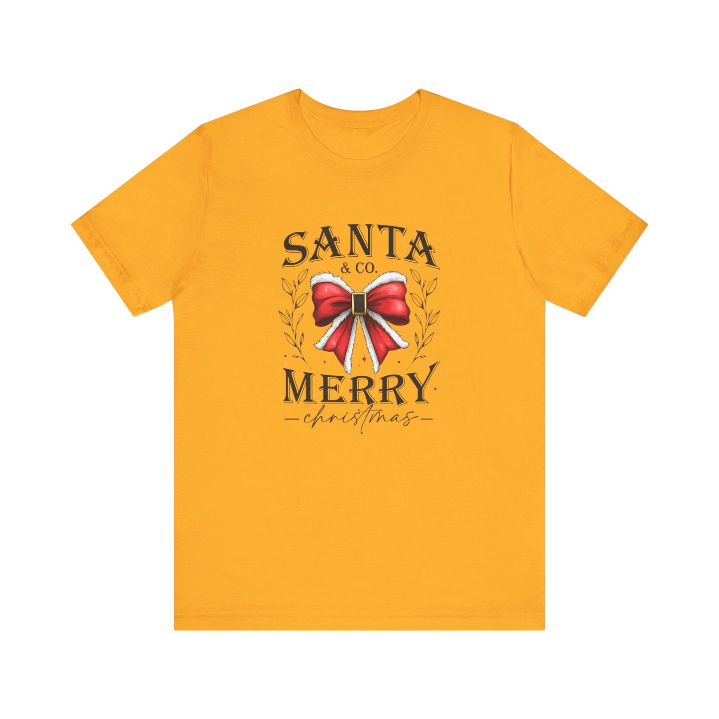 Santa and Co Merry Christmas Unisex Jersey Short Sleeve Tee - sizes S - 5X