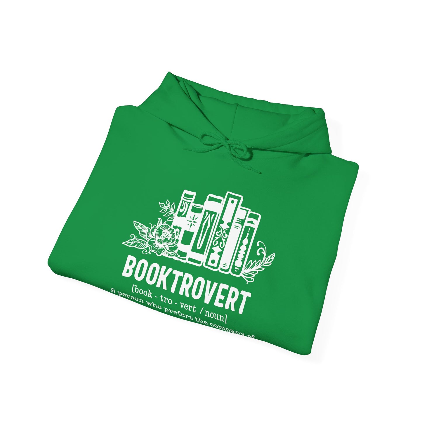 Booktrovert Hooded Sweatshirt - Funny Book Lover Gift - Warm & Cozy