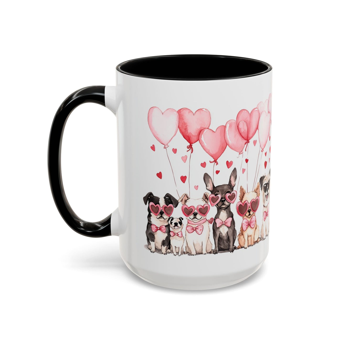 Puppy Love Valentine's Day Coffee Mug (11, 15oz) version 2