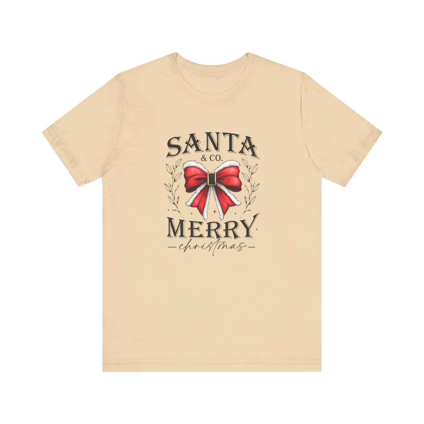 Santa and Co Merry Christmas Unisex Jersey Short Sleeve Tee - sizes S - 5X
