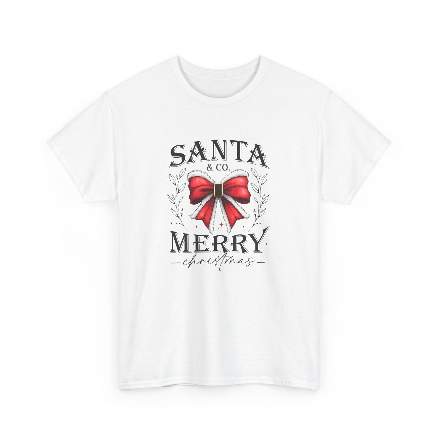 Santa and Company Merry Christmas Unisex Heavy Cotton Tee - sizes S - 5X