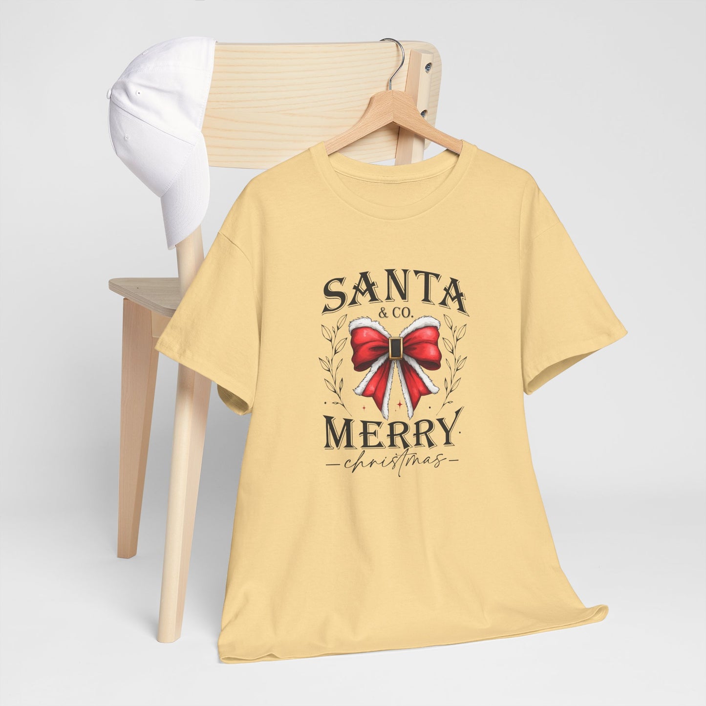 Santa and Company Merry Christmas Unisex Heavy Cotton Tee - sizes S - 5X