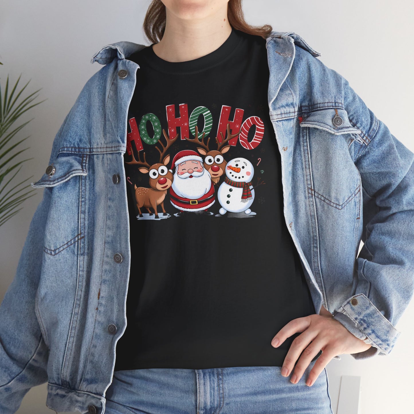 HoHoHo Unisex Heavy Cotton Tee - sizes S - 5X