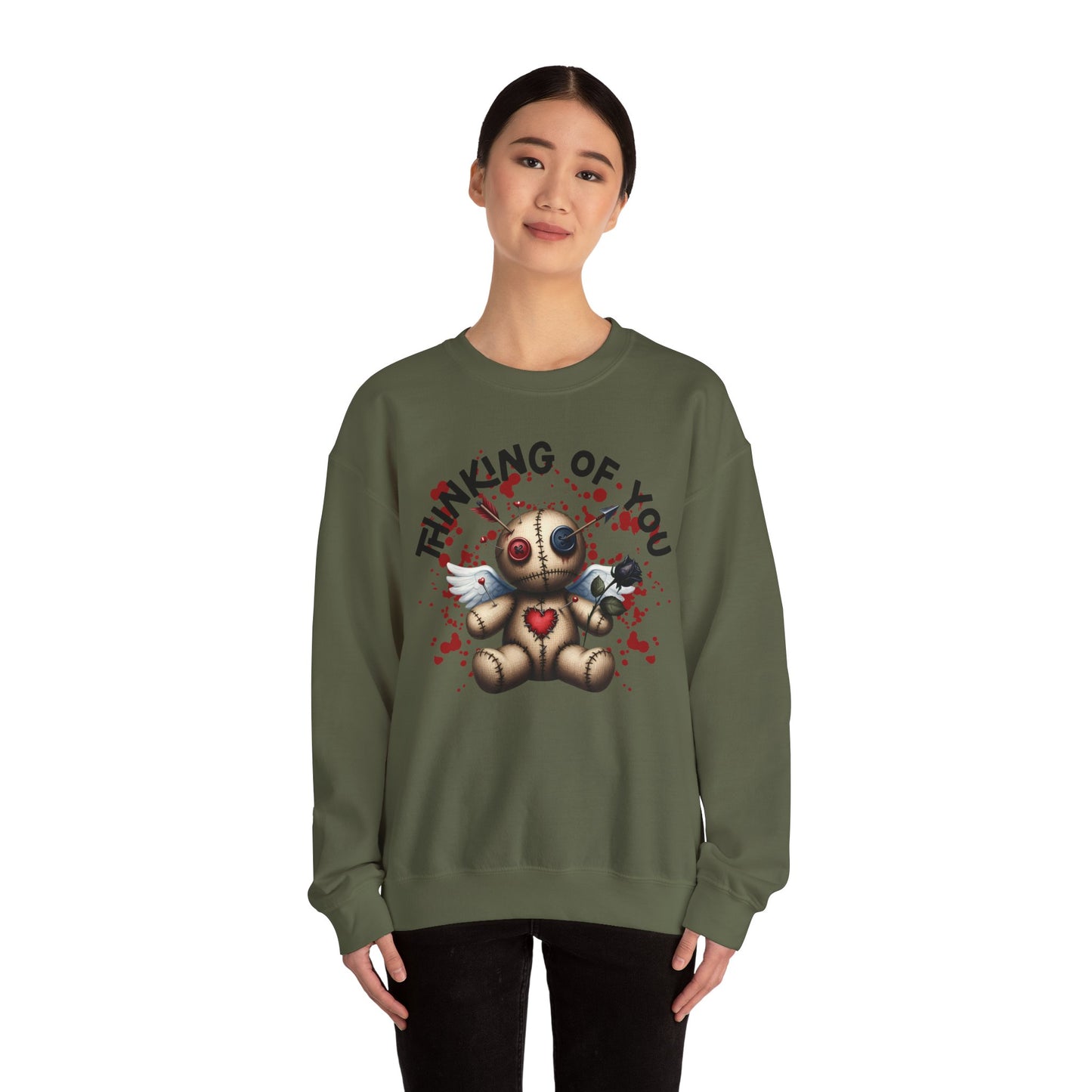 Anti-Valentine Thinking of You Unisex Heavy Blend™ Crewneck Sweatshirt - S - 5X