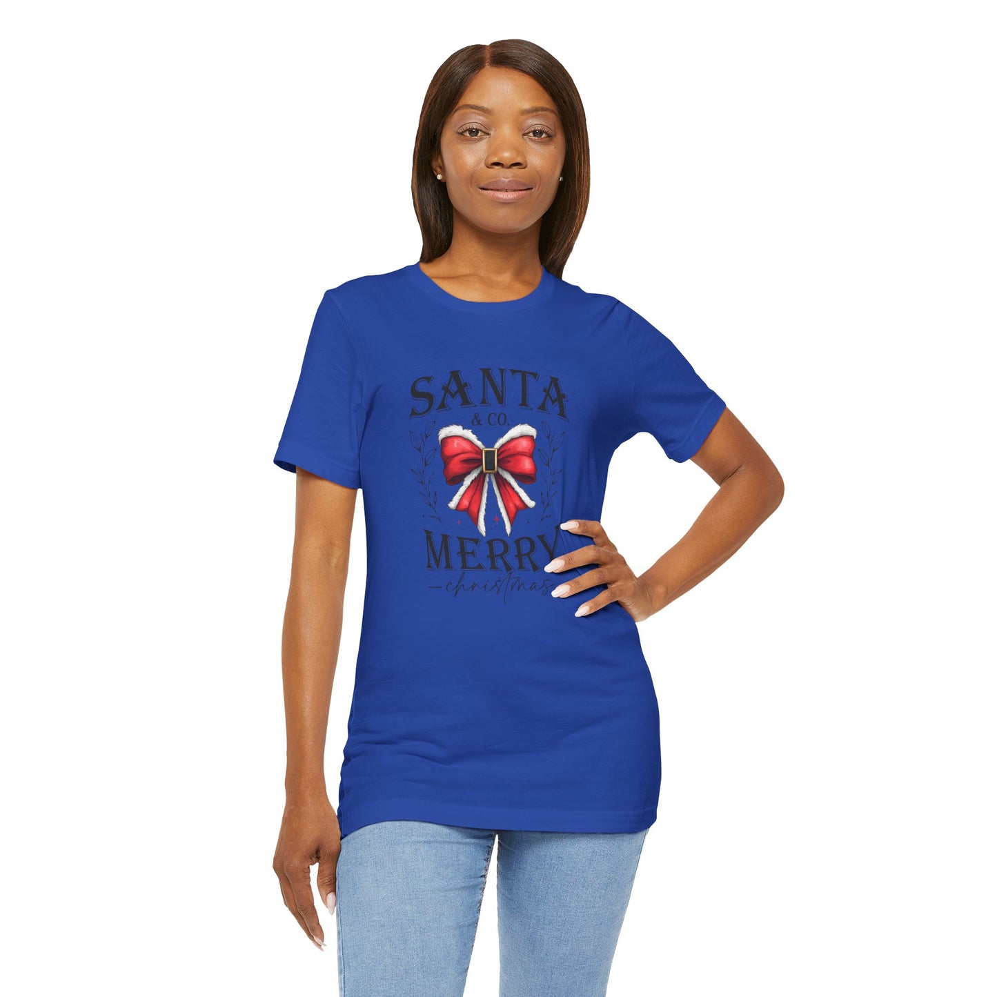 Santa and Co Merry Christmas Unisex Jersey Short Sleeve Tee - sizes S - 3X