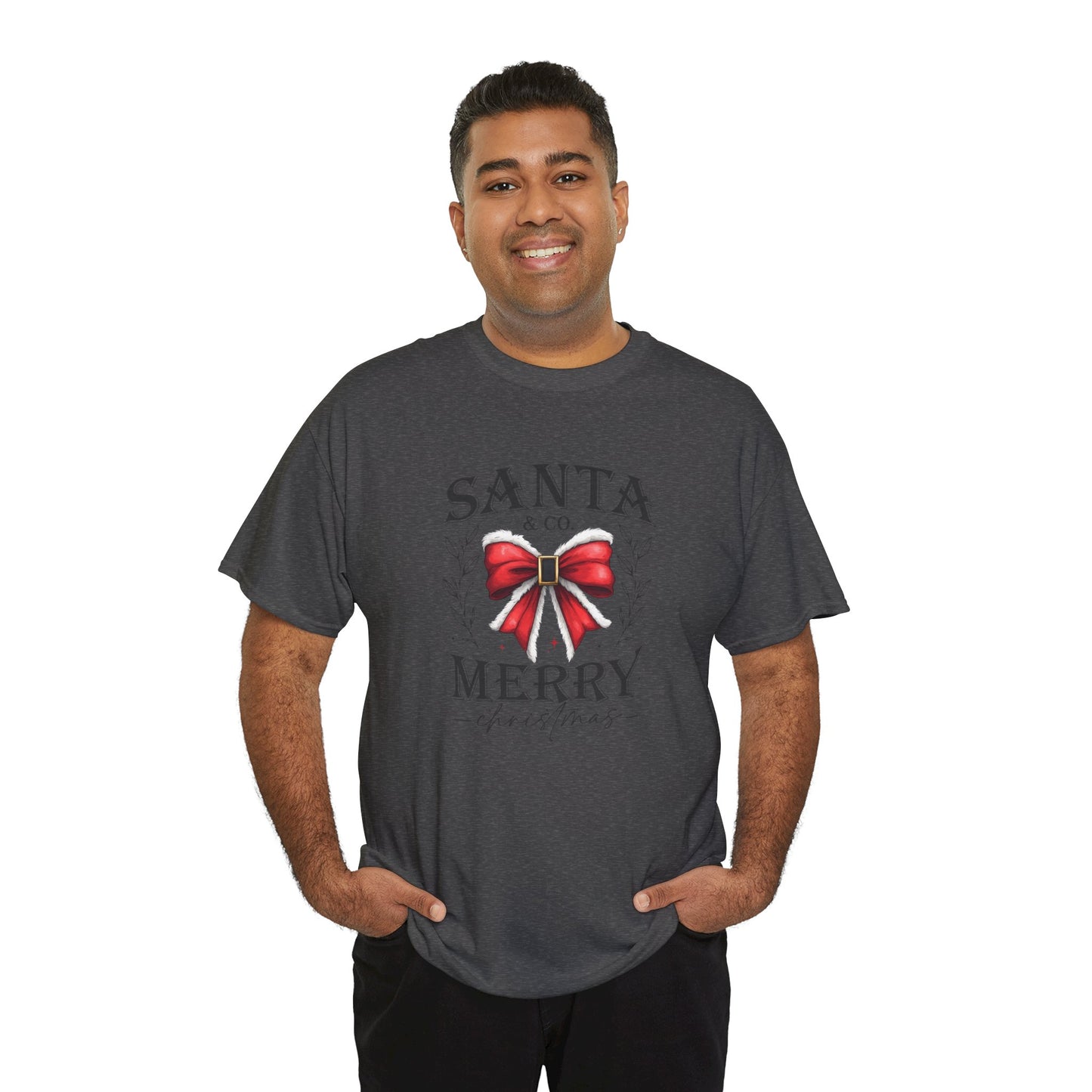 Santa and Company Merry Christmas Unisex Heavy Cotton Tee - sizes S - 5X