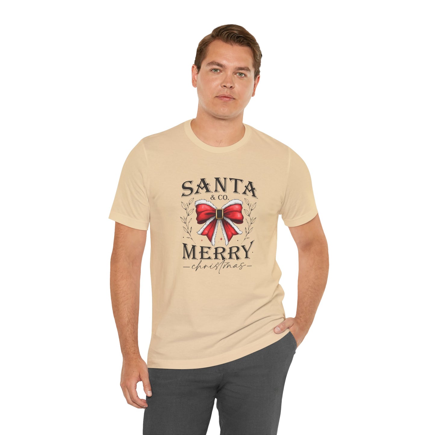 Santa and Co Merry Christmas Unisex Jersey Short Sleeve Tee - sizes S - 5X