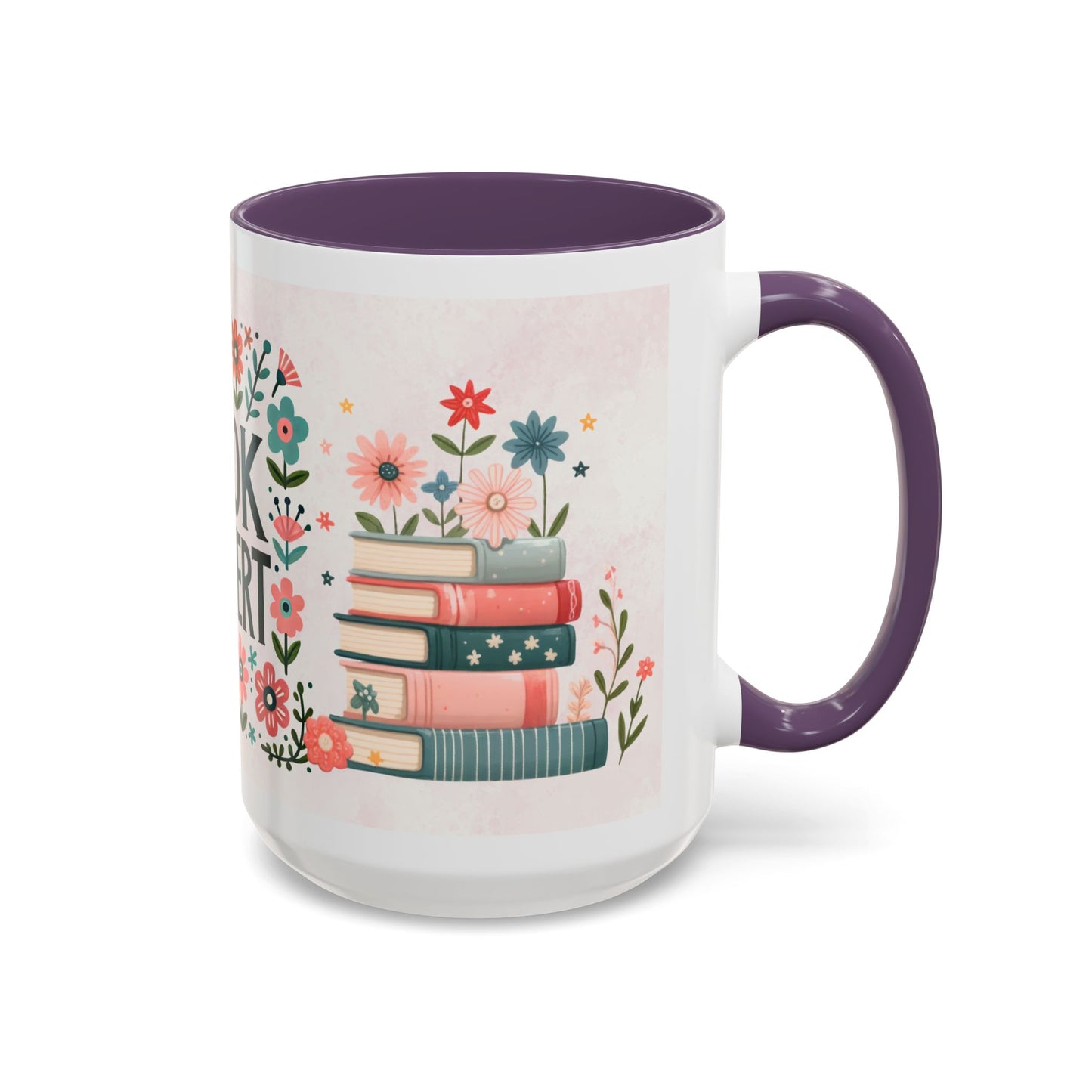 Mug - Booktrovert Pretty Floral Ceramic Coffee Mug (11oz, 15oz)