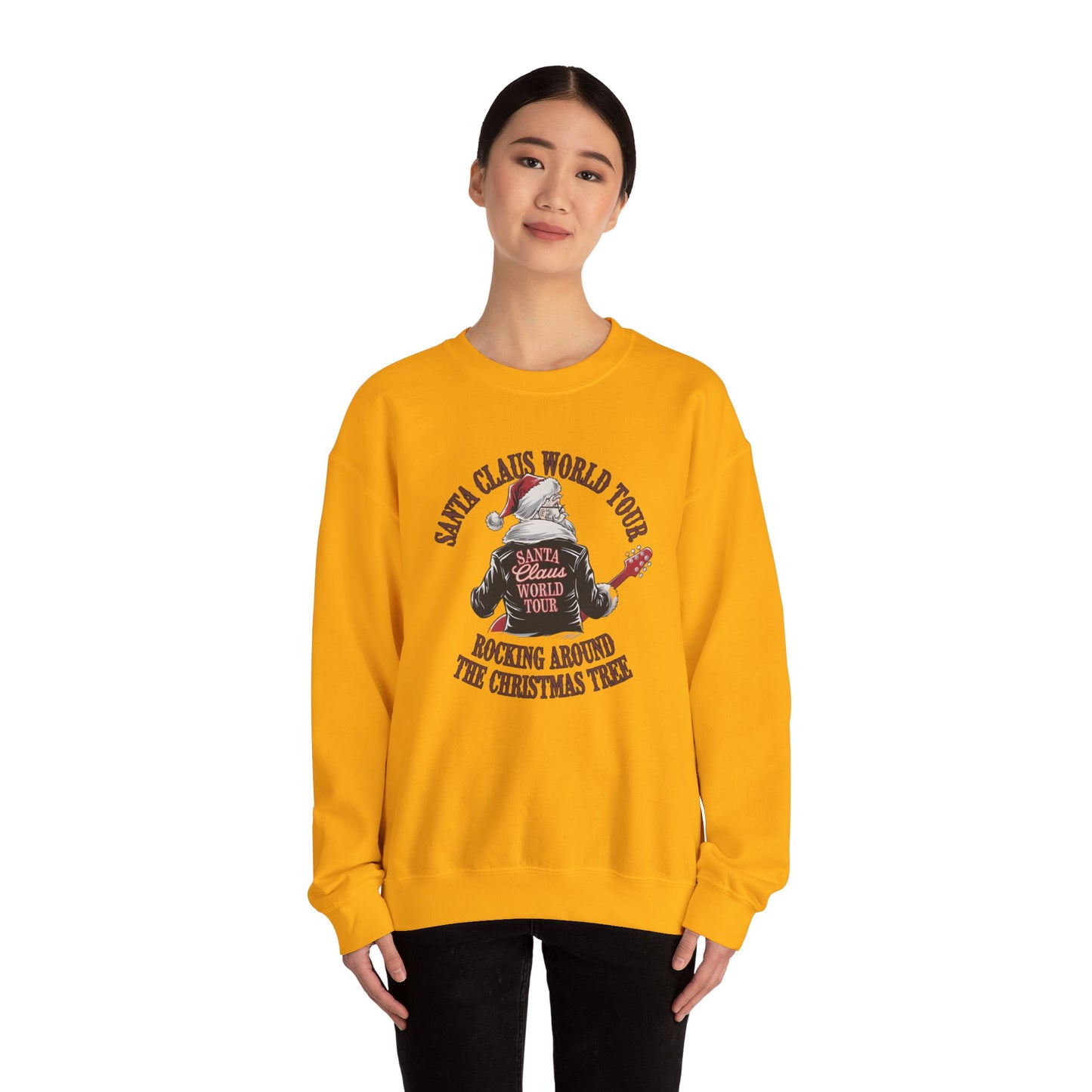 Santa Claus World Tour Unisex Heavy Blend™ Crewneck Sweatshirt - sizes S-3X