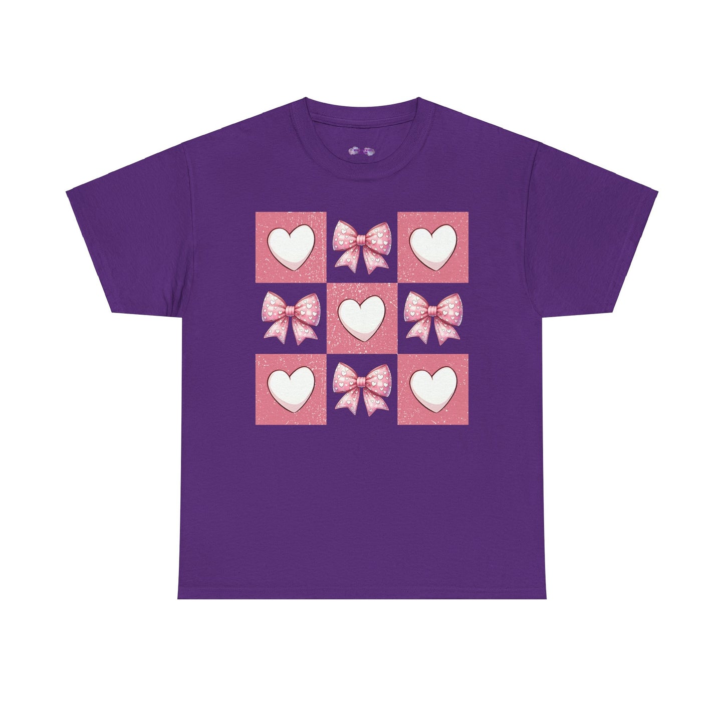 Hearts and Bows Unisex Heavy Cotton Tee - sizes S - 5X