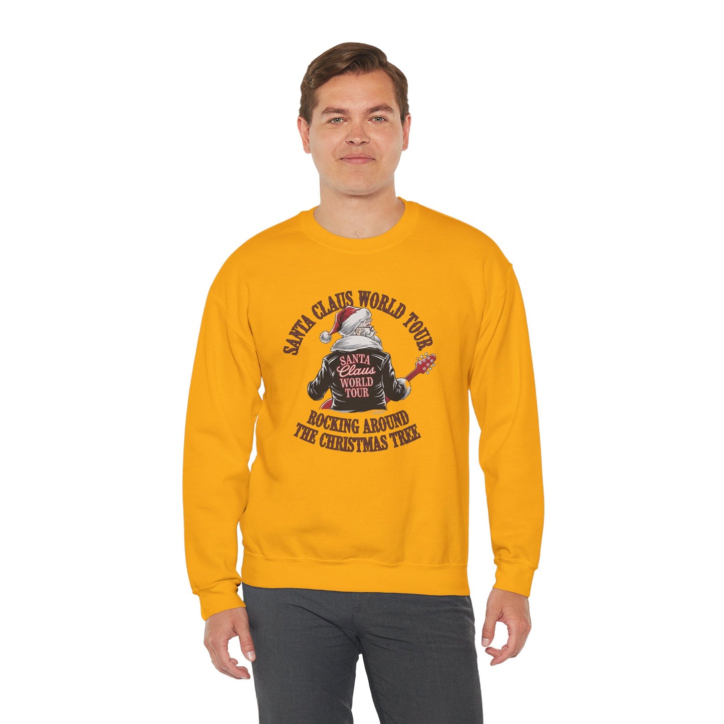 Santa Claus World Tour Unisex Heavy Blend™ Crewneck Sweatshirt - sizes S-3X