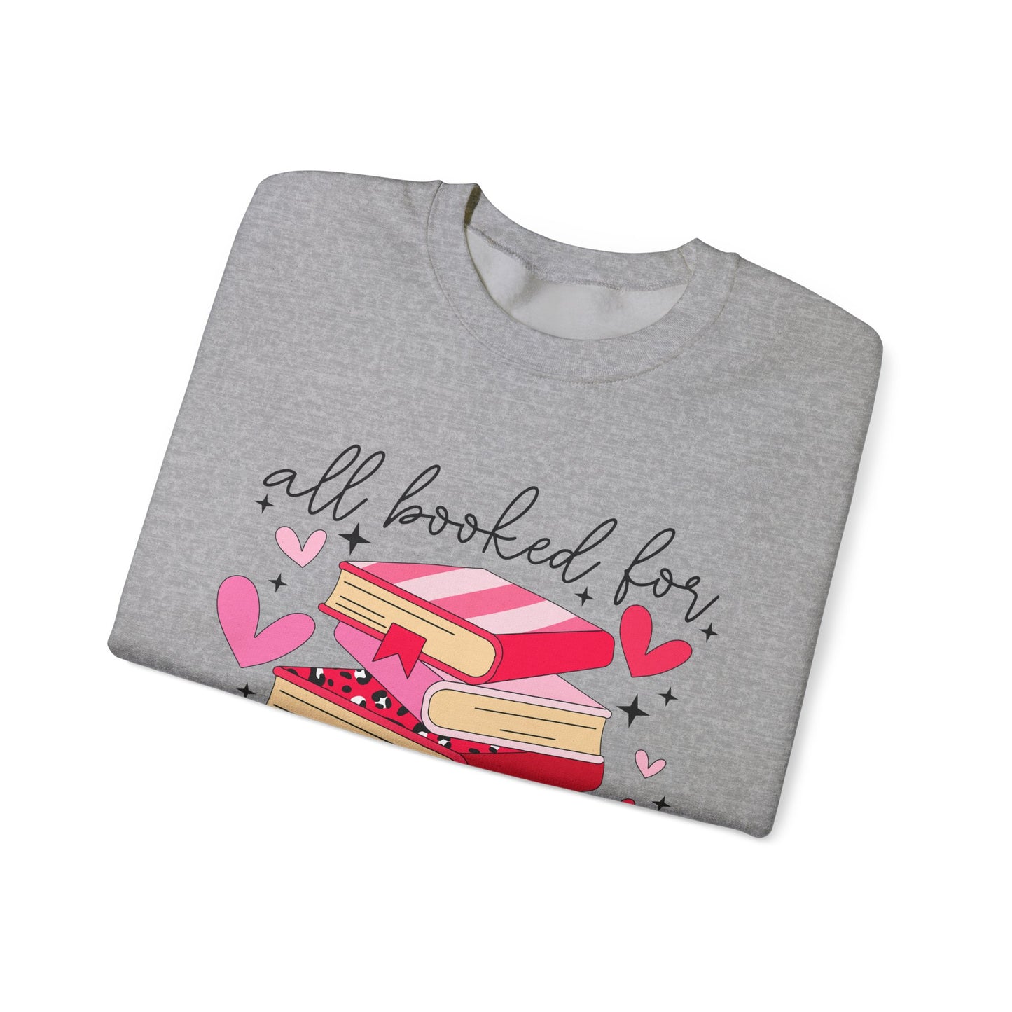 Book Lover Valentine's Day Unisex Sweatshirt - sizes S - 5X