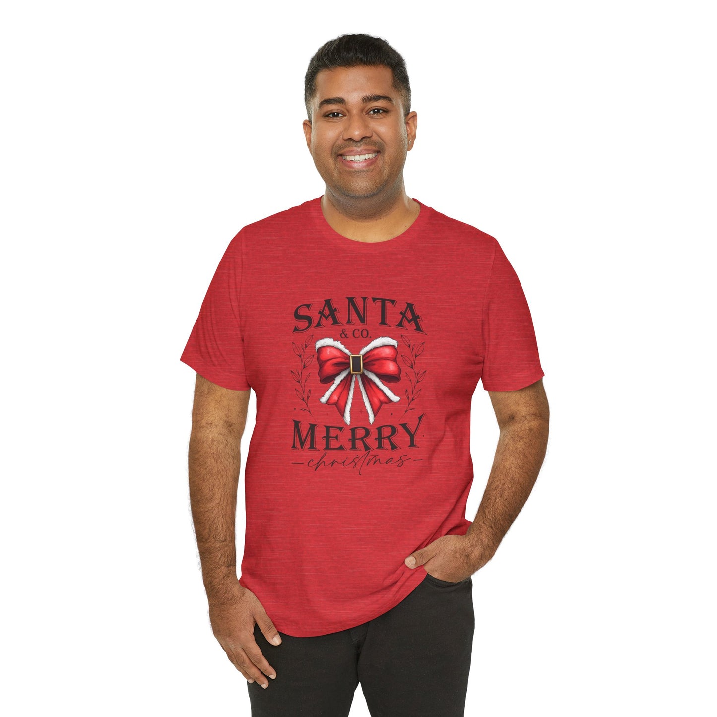 Santa and Co Merry Christmas Unisex Jersey Short Sleeve Tee - sizes S - 5X