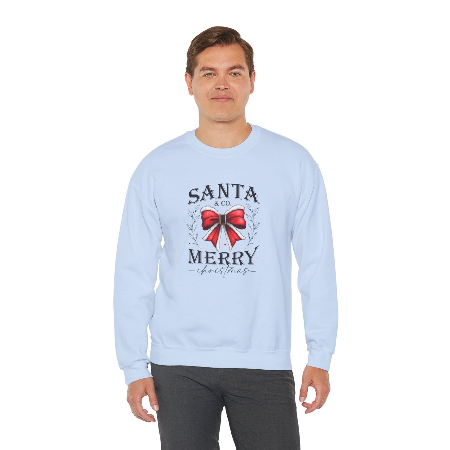 Santa and Co Merry Christmas Unisex Heavy Blend™ Crewneck Sweatshirt - sizes S - 3X