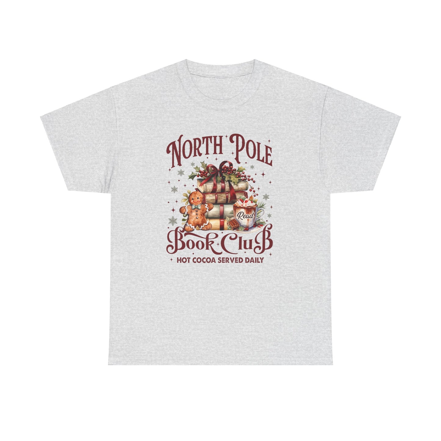 North Pole Book Club Unisex Heavy Cotton Tee - sizes S - 3X