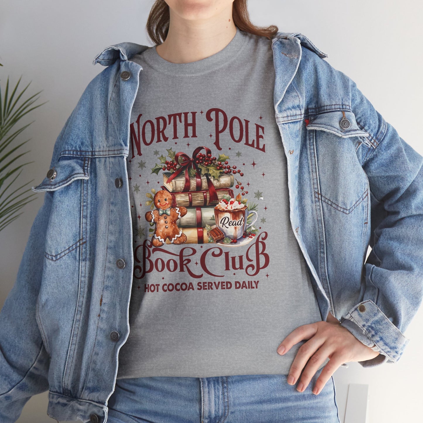 North Pole Book Club Unisex Heavy Cotton Tee - sizes S - 3X