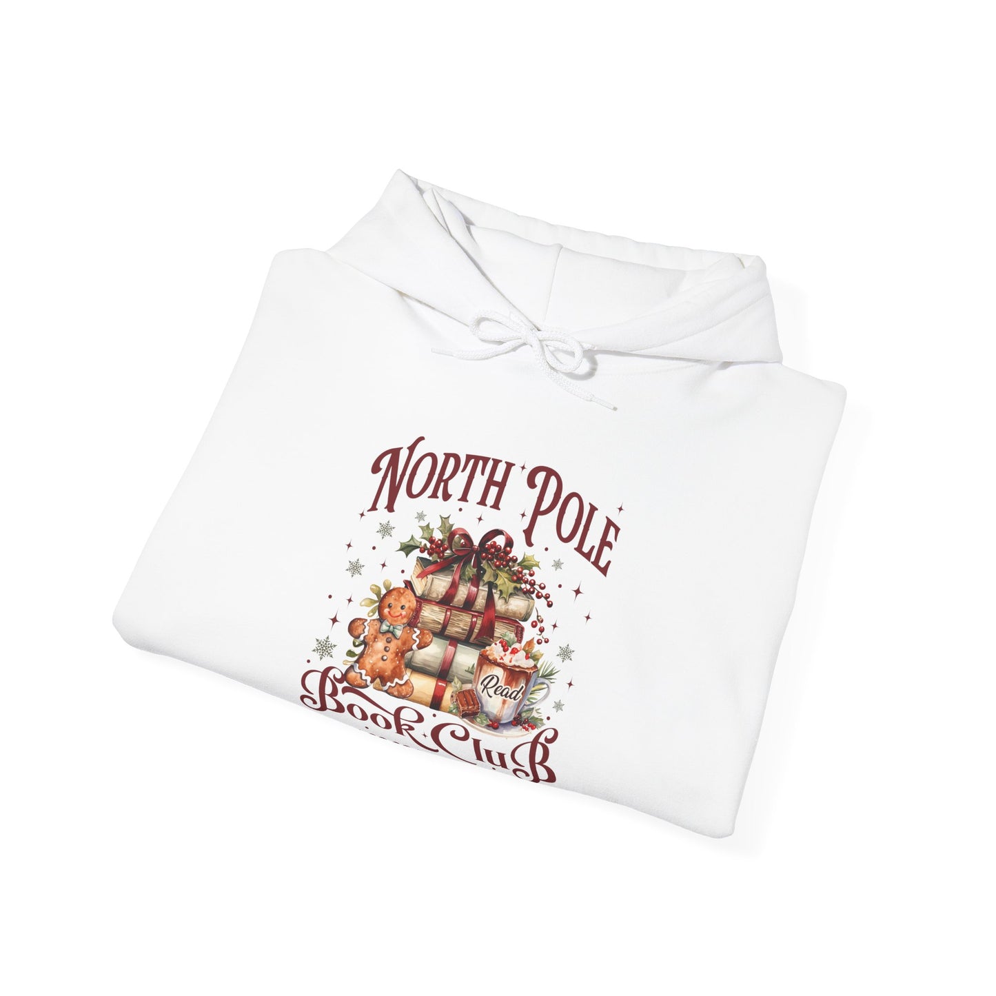 North Pole Book Club Unisex Heavy Blend™ Hooded Sweatshirt - sizes S - 5X