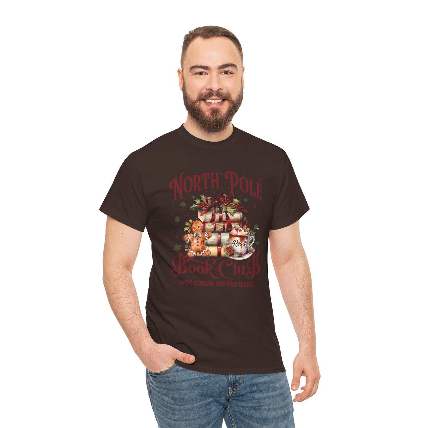 North Pole Book Club Unisex Heavy Cotton Tee - sizes S - 3X