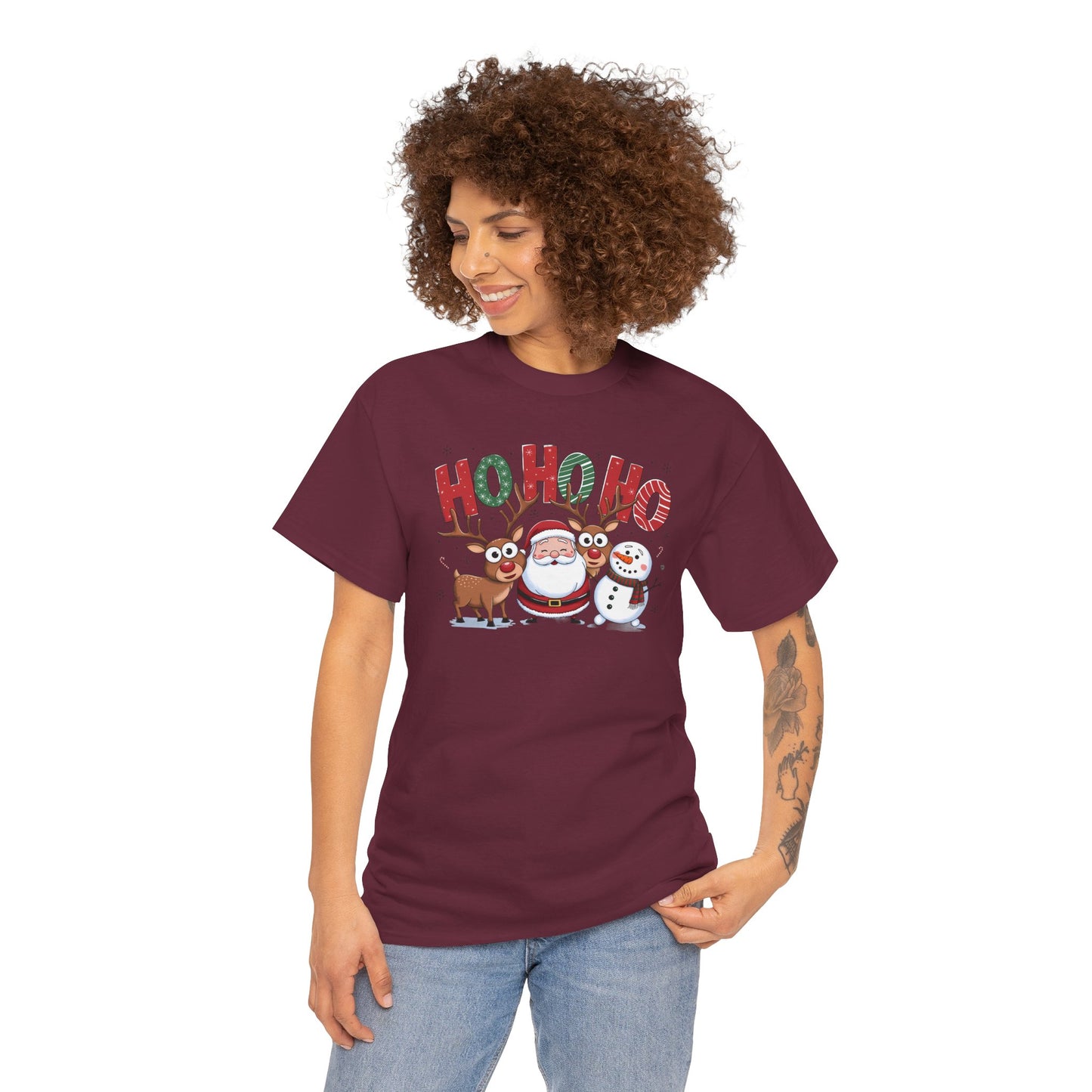 HoHoHo Unisex Heavy Cotton Tee - sizes S - 5X