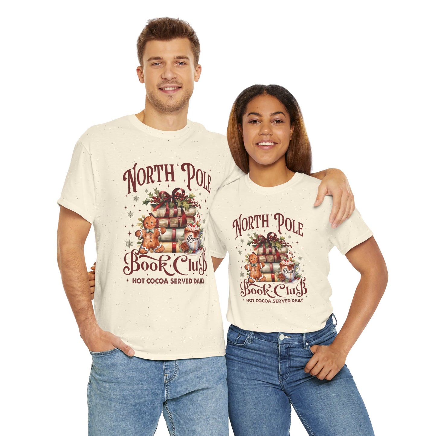 North Pole Book Club Unisex Heavy Cotton Tee - sizes S - 3X