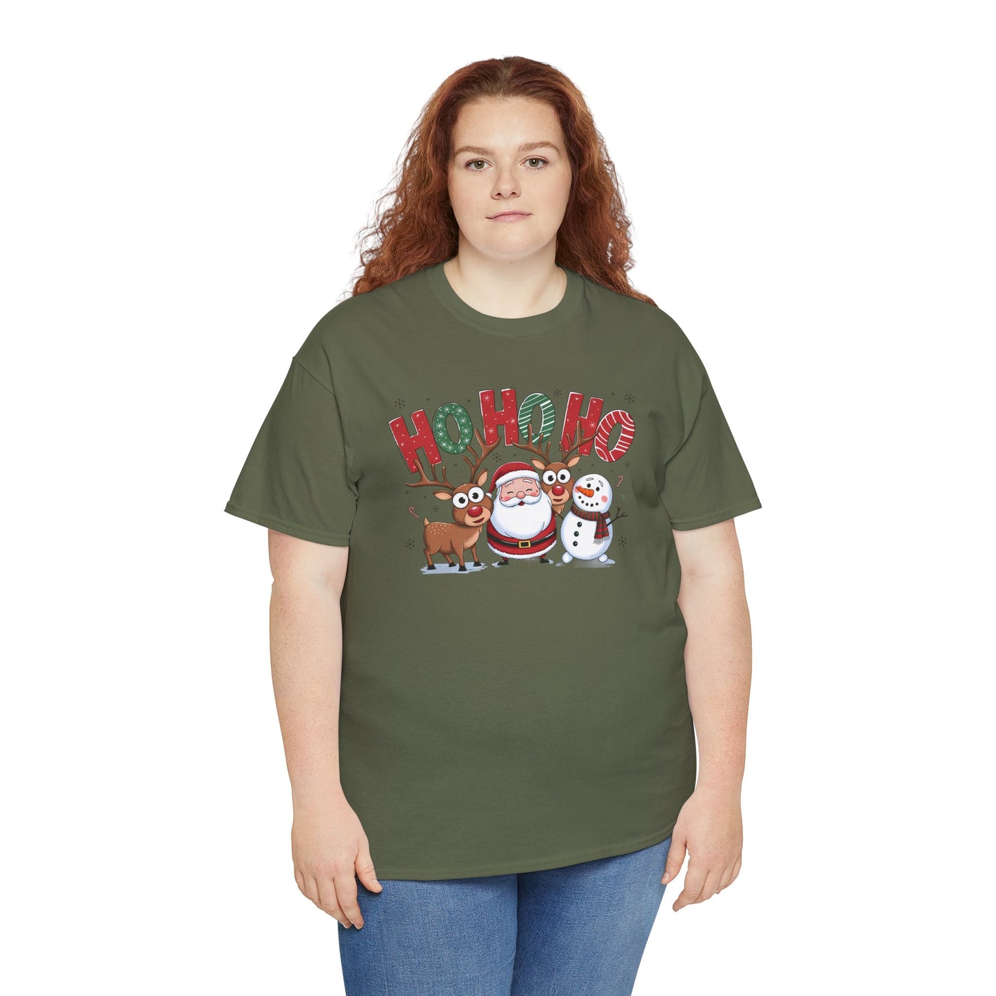 HoHoHo Unisex Heavy Cotton Tee - sizes S - 5X