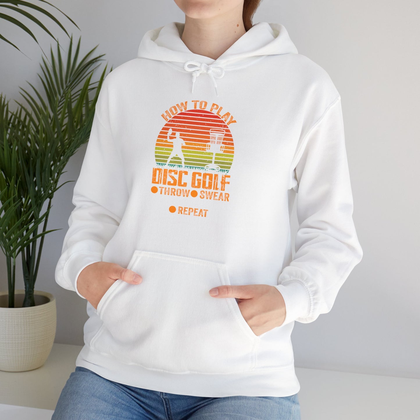 Disc Golfer Unisex Heavy Blend Hoodie - Size S - 5X