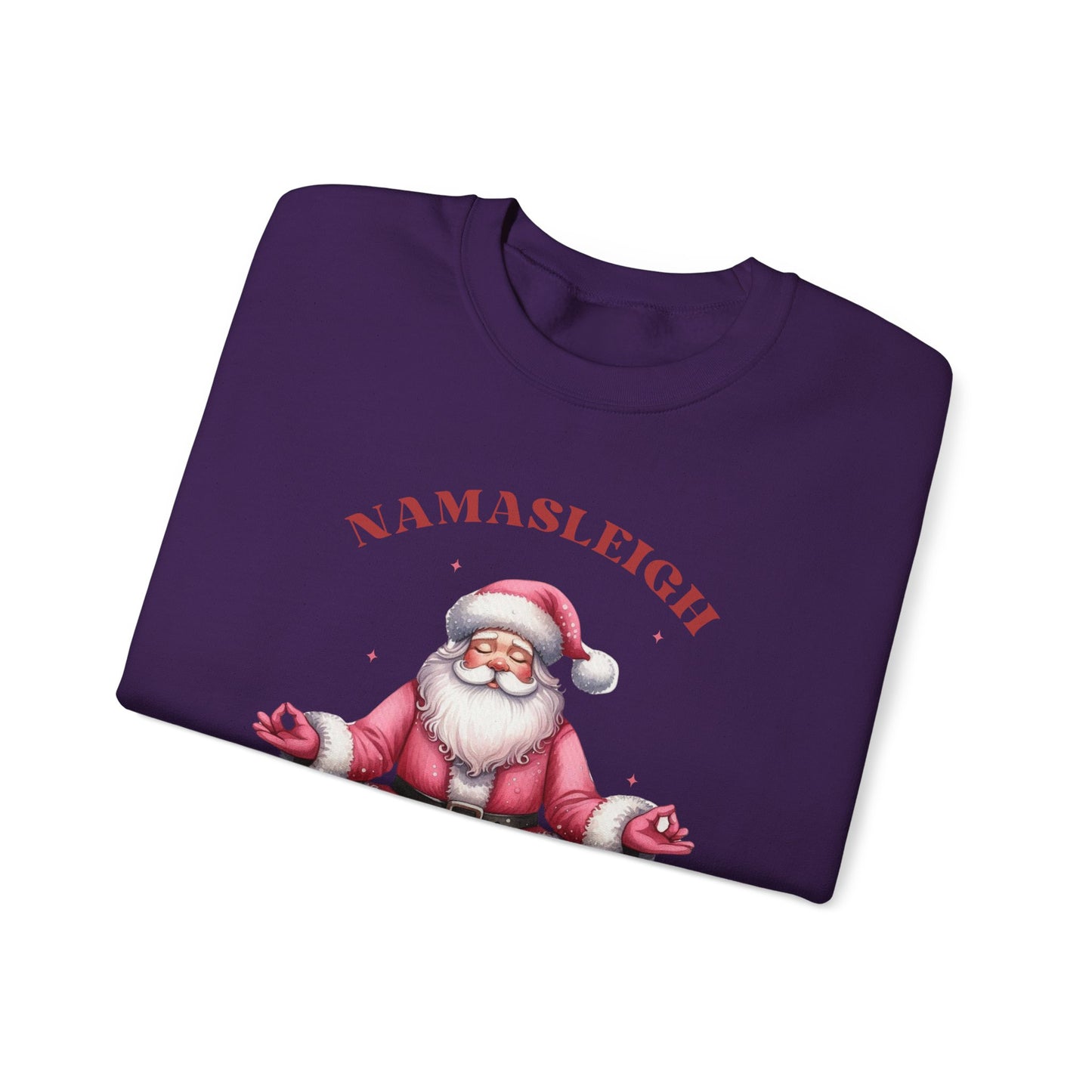 Santa Namasleigh Unisex Heavy Blend™ Crewneck Sweatshirt - size S - 3X