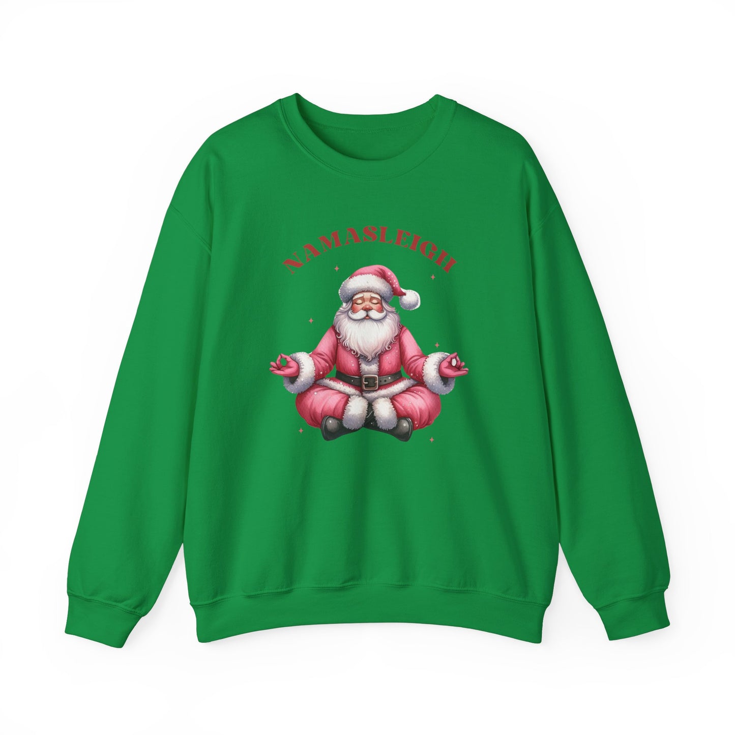 Santa Namasleigh Unisex Heavy Blend™ Crewneck Sweatshirt - size S - 3X