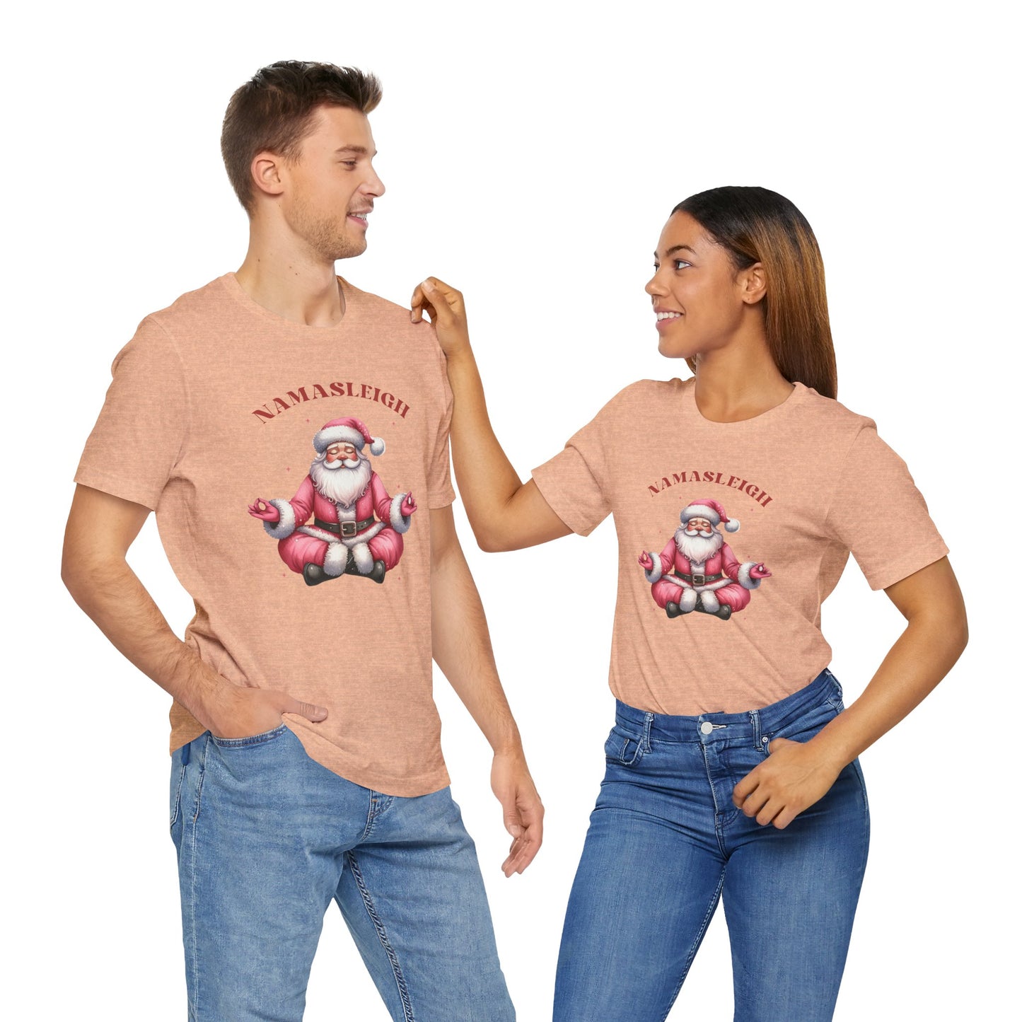 Namasleigh Santa Unisex Jersey Short Sleeve Tee - size S - 3X