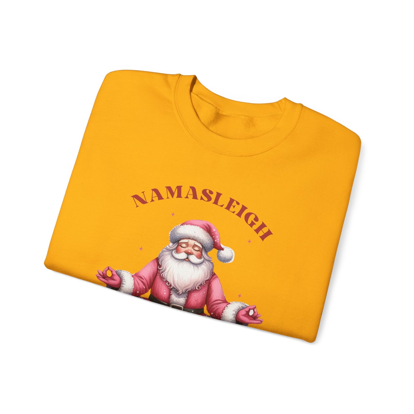 Santa Namasleigh Unisex Heavy Blend™ Crewneck Sweatshirt - size S - 3X