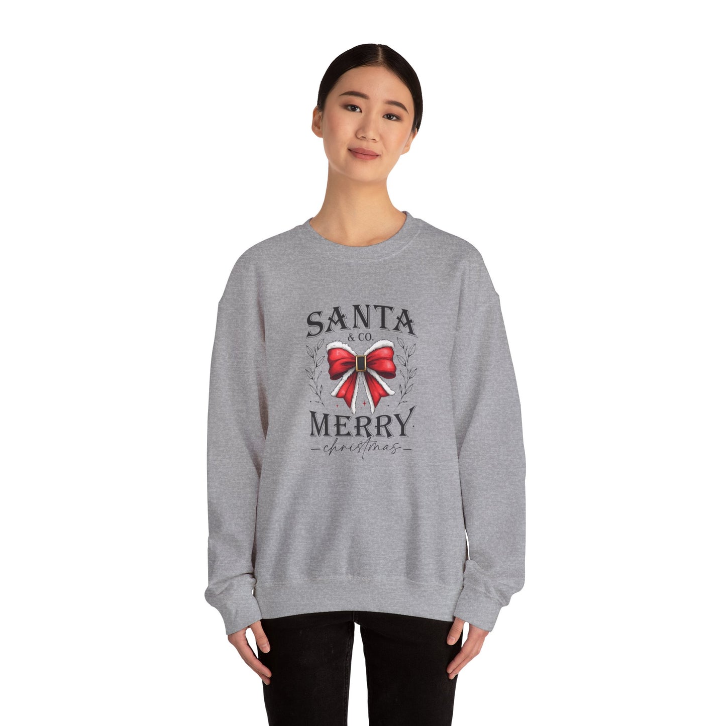 Santa and Co Merry Christmas Unisex Heavy Blend™ Crewneck Sweatshirt - sizes S - 3X