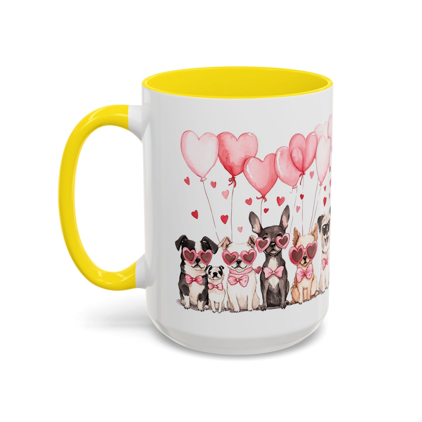 Puppy Love Valentine's Day Coffee Mug (11, 15oz) version 2
