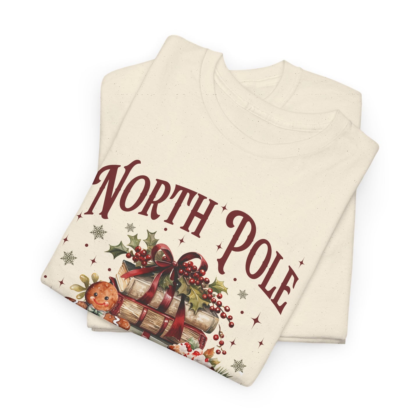 North Pole Book Club Unisex Heavy Cotton Tee - sizes S - 3X