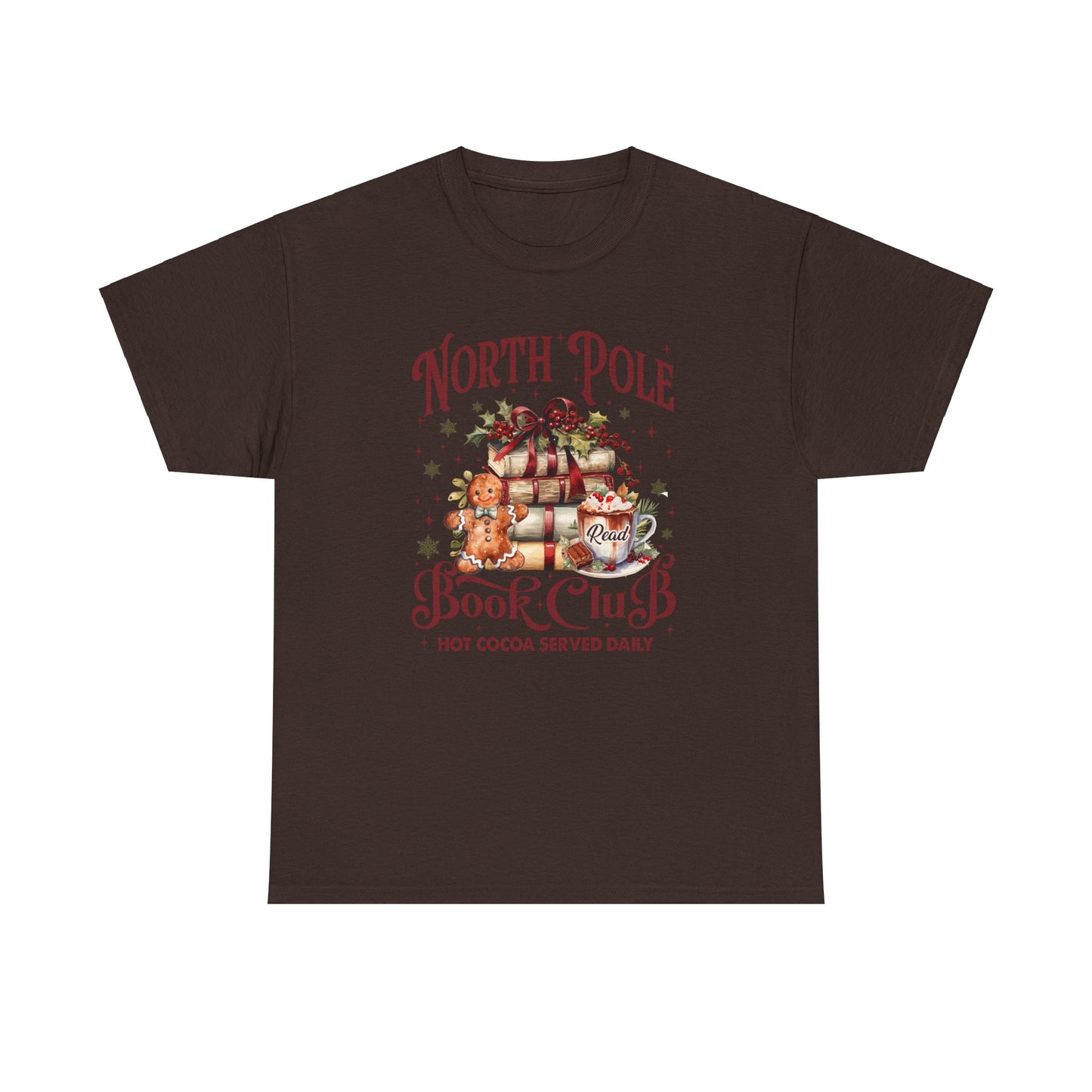 North Pole Book Club Unisex Heavy Cotton Tee - sizes S - 3X