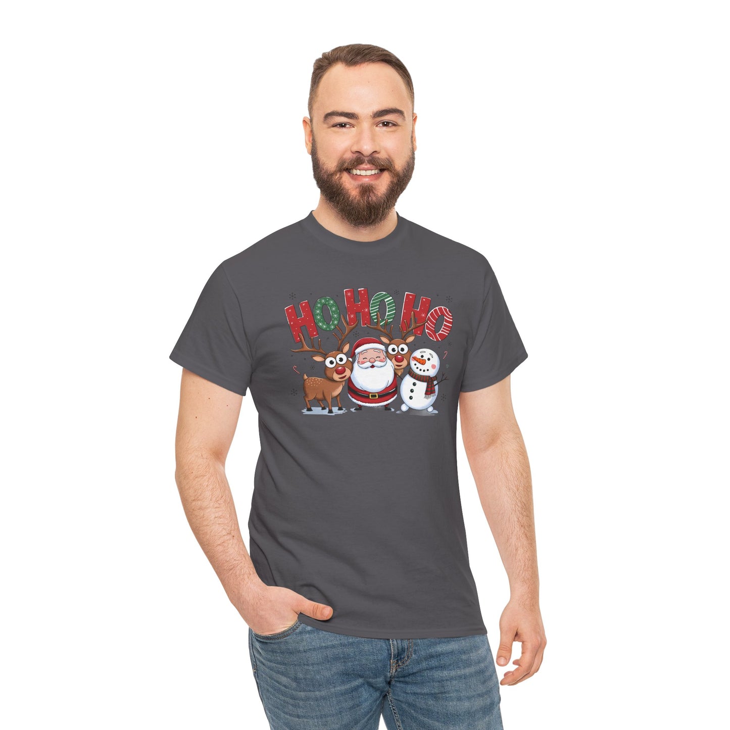 HoHoHo Unisex Heavy Cotton Tee - sizes S - 5X