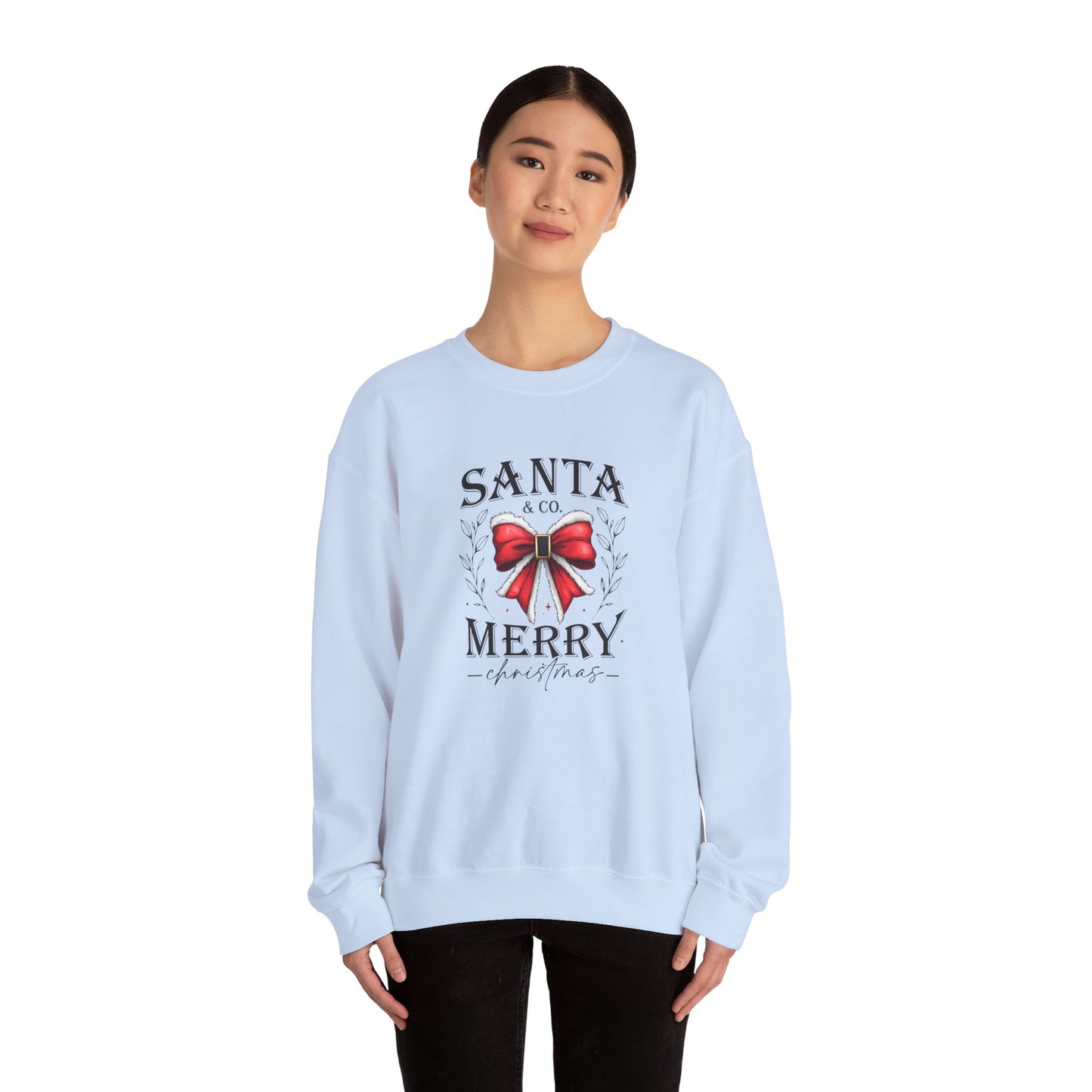 Santa and Co Merry Christmas Unisex Heavy Blend™ Crewneck Sweatshirt - sizes S - 3X