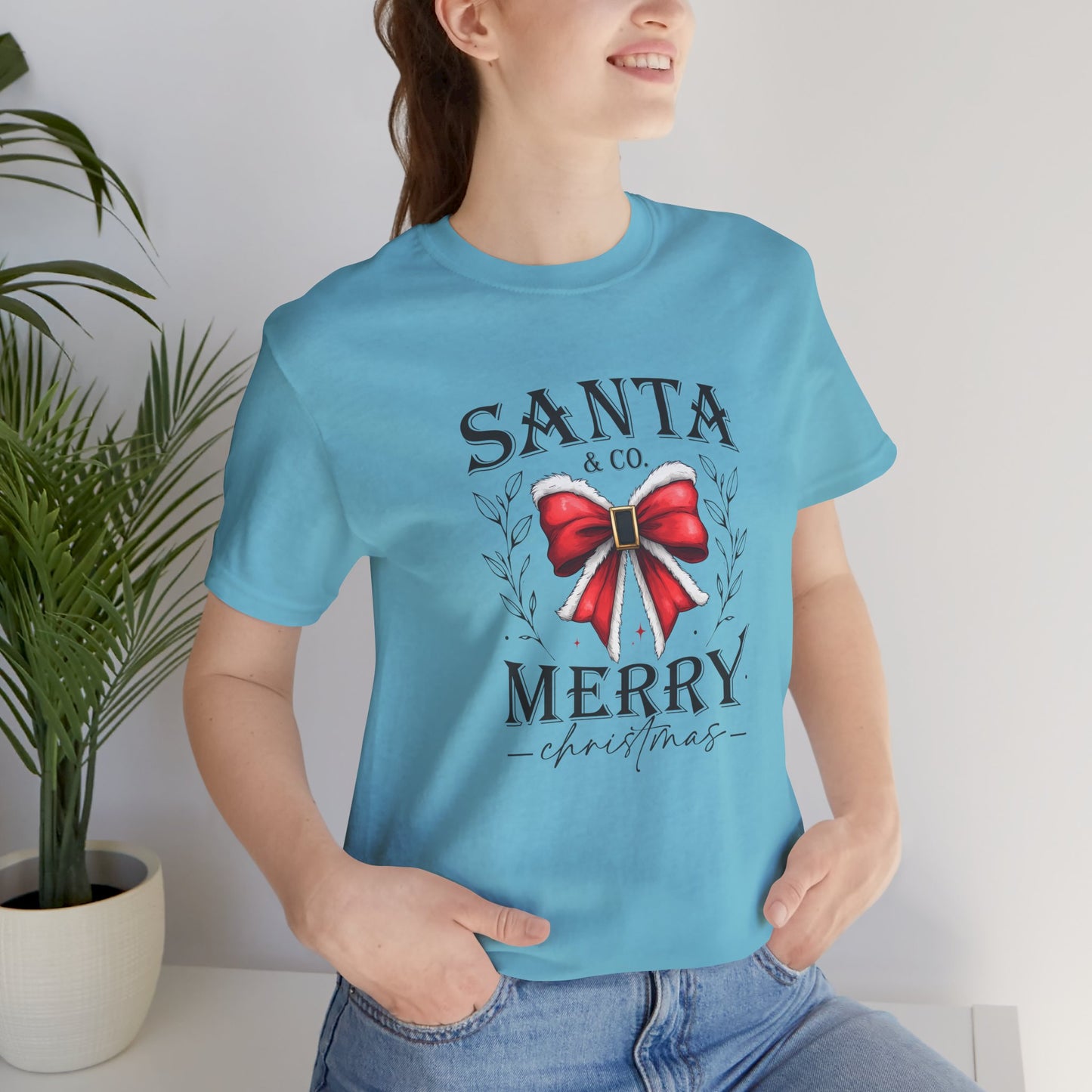 Santa and Co Merry Christmas Unisex Jersey Short Sleeve Tee - sizes S - 3X
