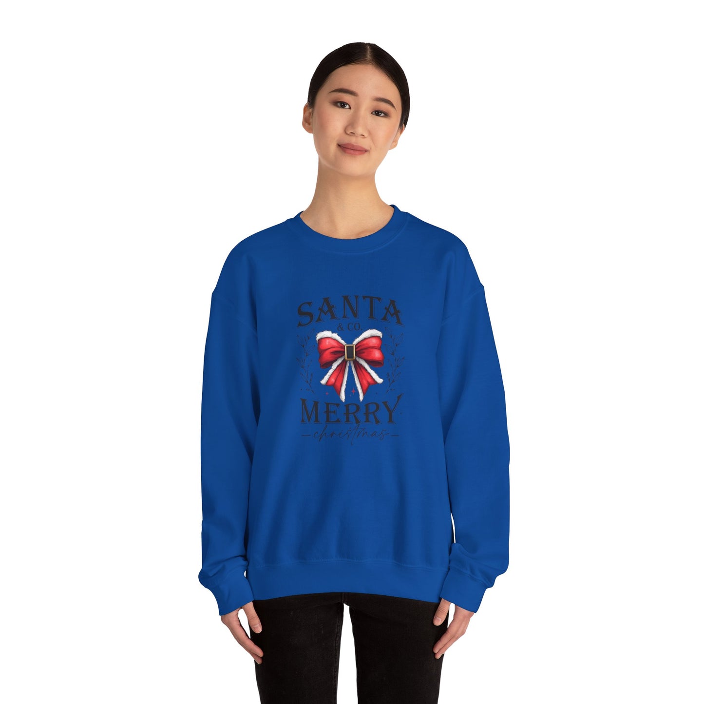 Santa and Co Merry Christmas Unisex Heavy Blend™ Crewneck Sweatshirt - sizes S - 3X
