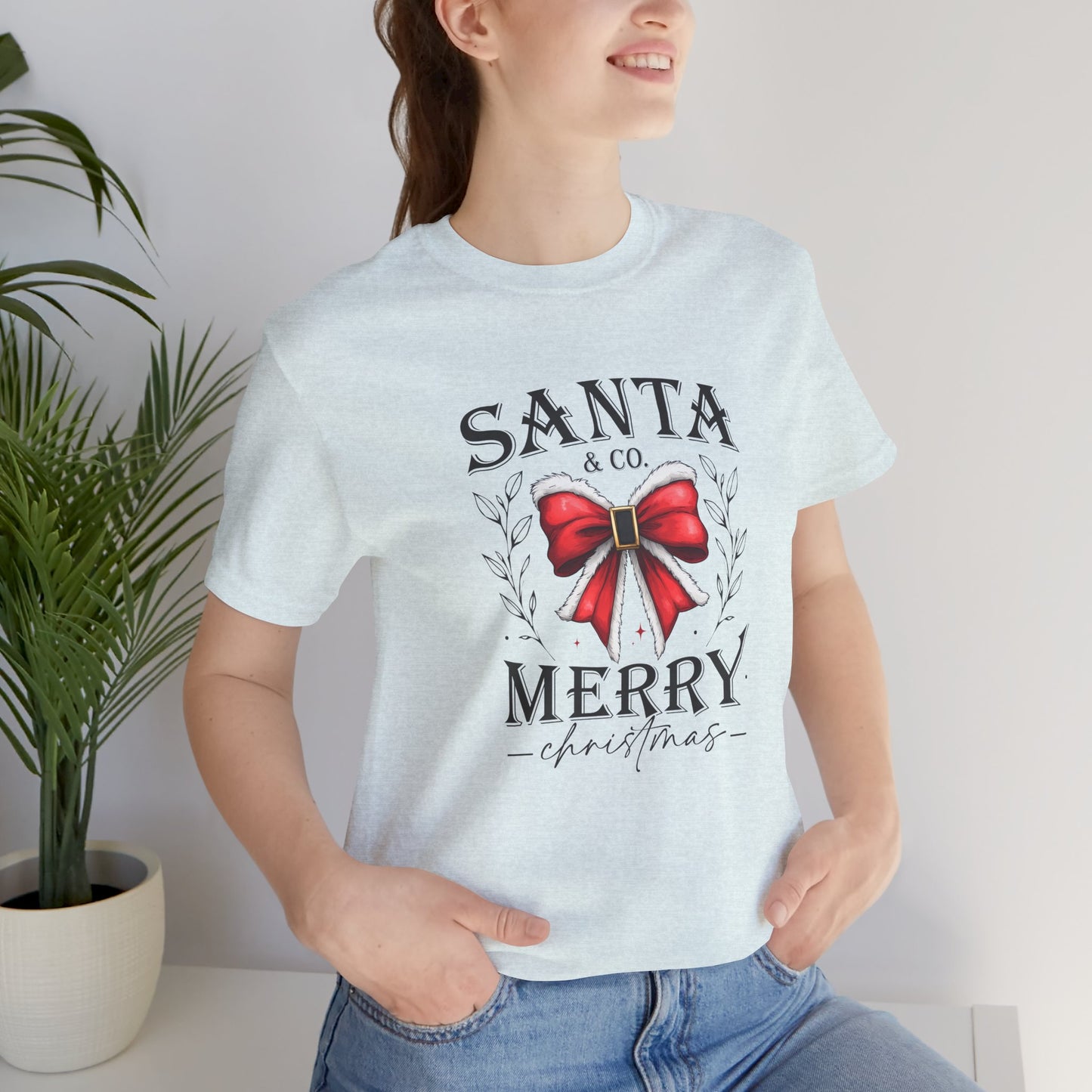 Santa and Co Merry Christmas Unisex Jersey Short Sleeve Tee - sizes S - 3X