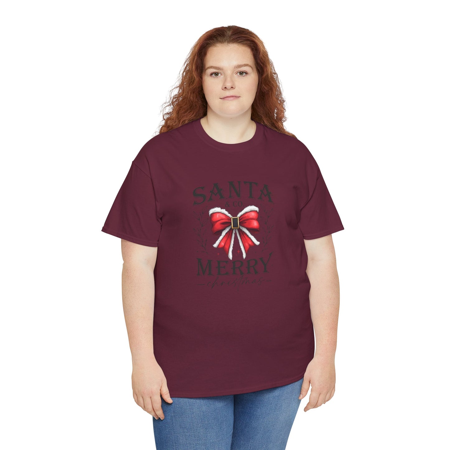 Santa and Company Merry Christmas Unisex Heavy Cotton Tee - sizes S - 5X