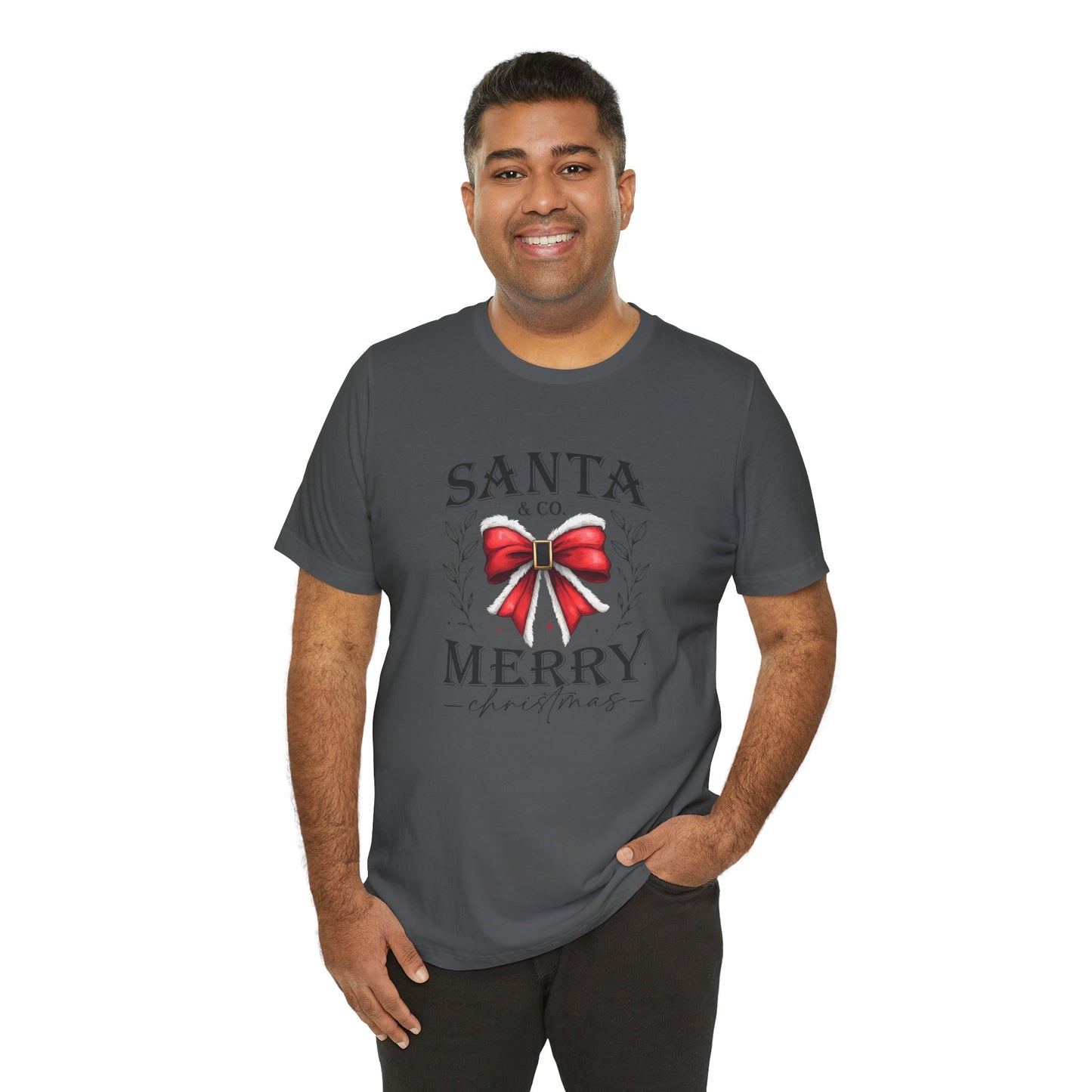 Santa and Co Merry Christmas Unisex Jersey Short Sleeve Tee - sizes S - 5X