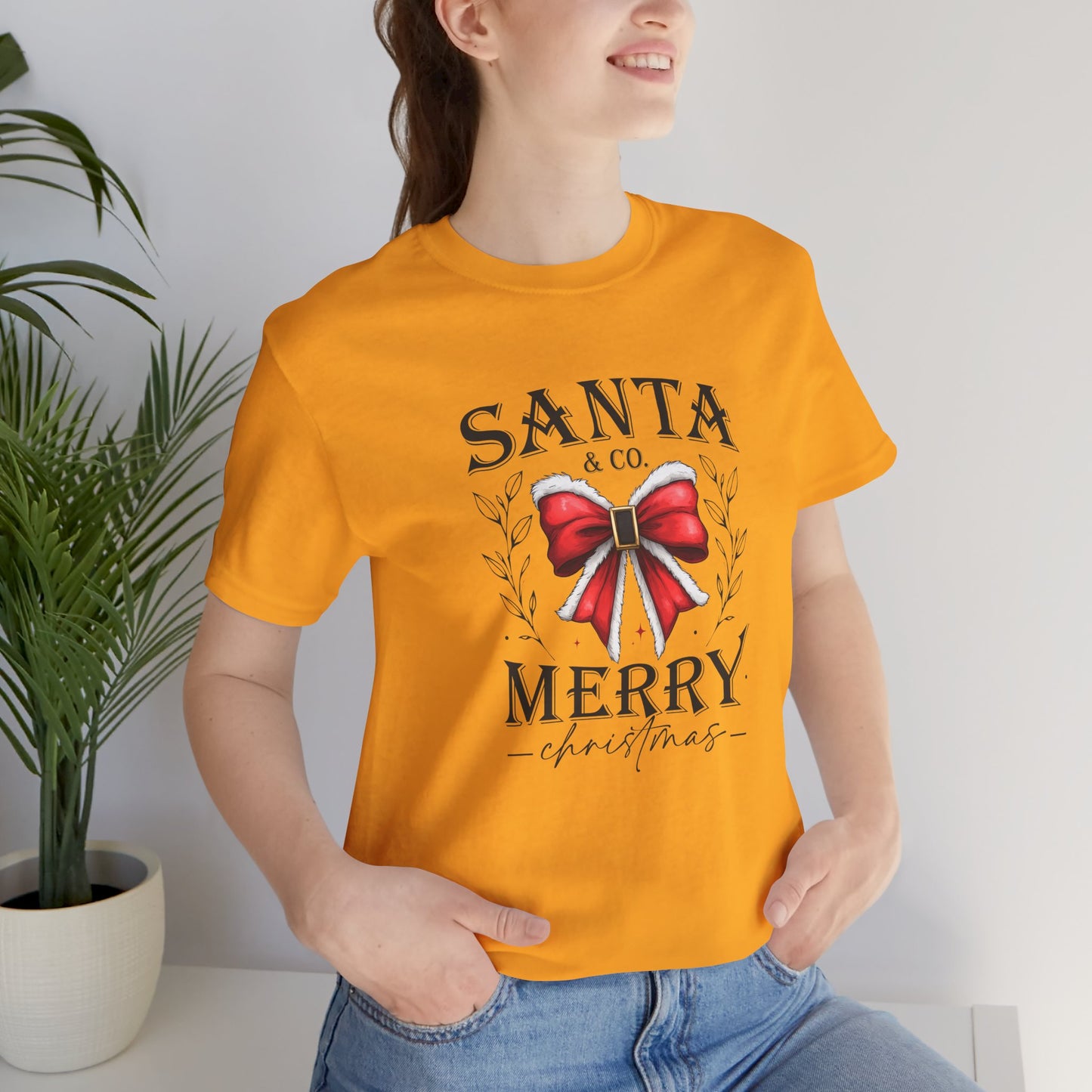 Santa and Co Merry Christmas Unisex Jersey Short Sleeve Tee - sizes S - 3X