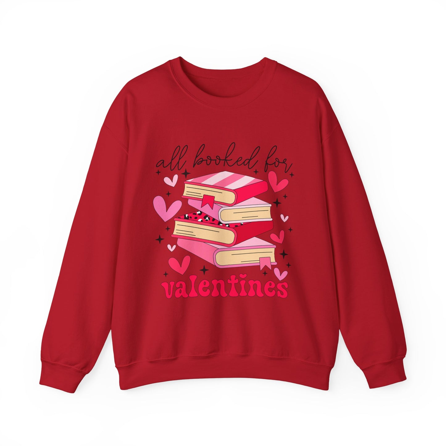 Book Lover Valentine's Day Unisex Sweatshirt - sizes S - 5X