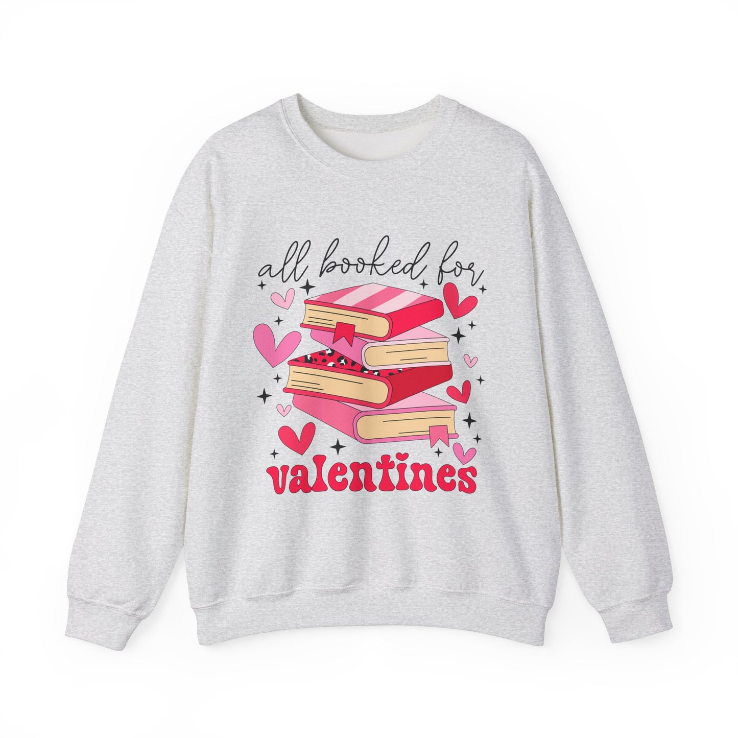 Book Lover Valentine's Day Unisex Sweatshirt - sizes S - 5X