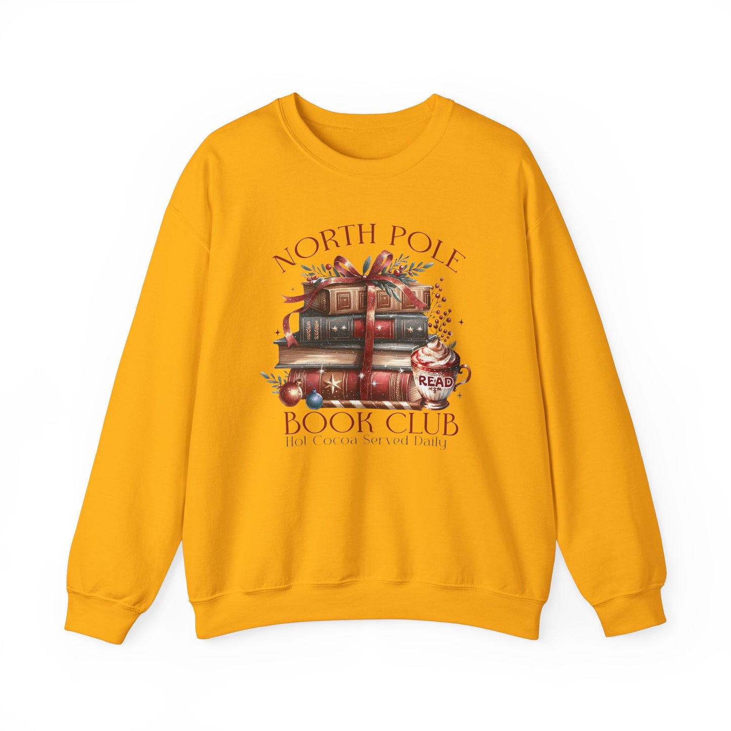 North Pole Book Club Unisex Heavy Blend™ Crewneck Sweatshirt - sizes S - 3X