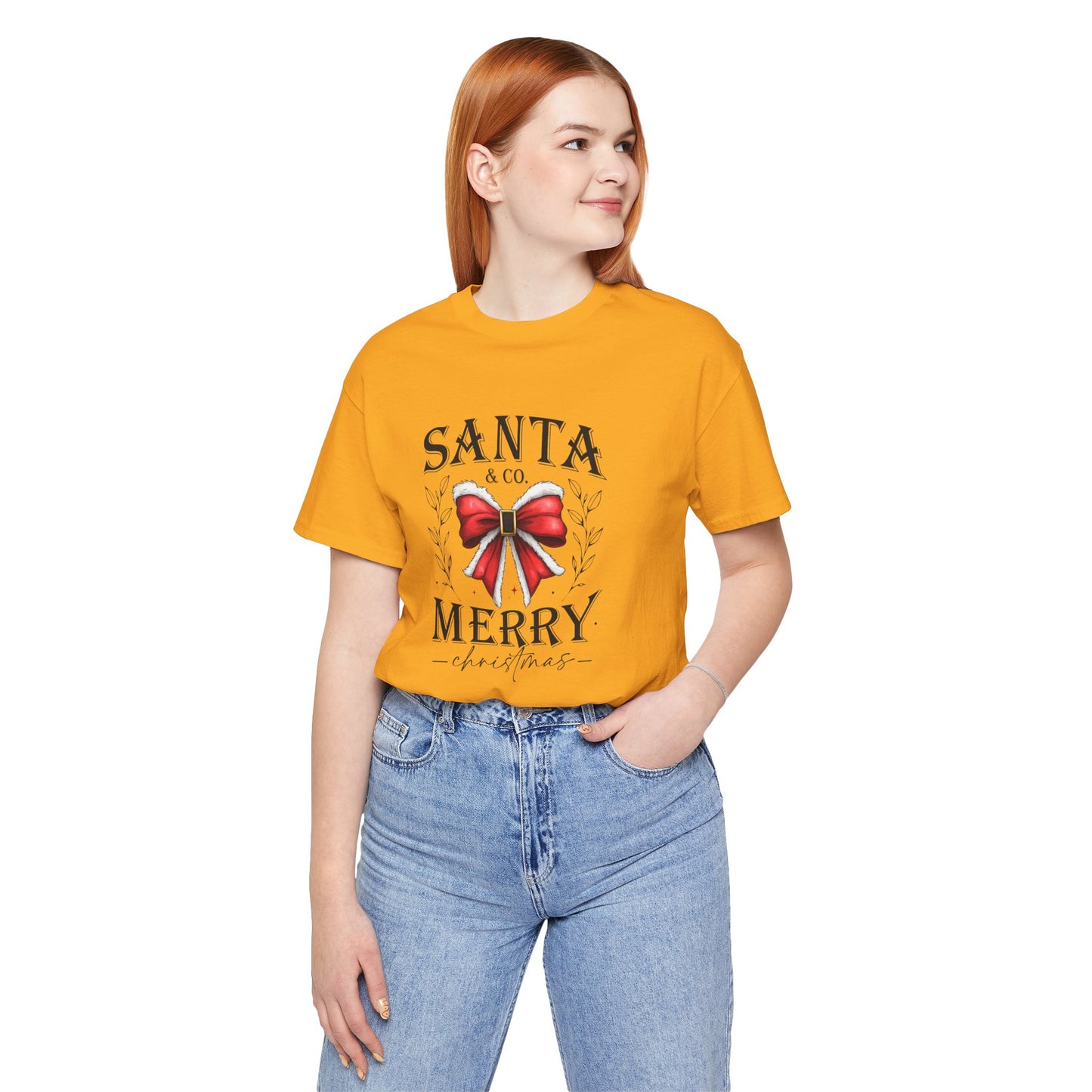 Santa and Co Merry Christmas Unisex Jersey Short Sleeve Tee - sizes S - 5X